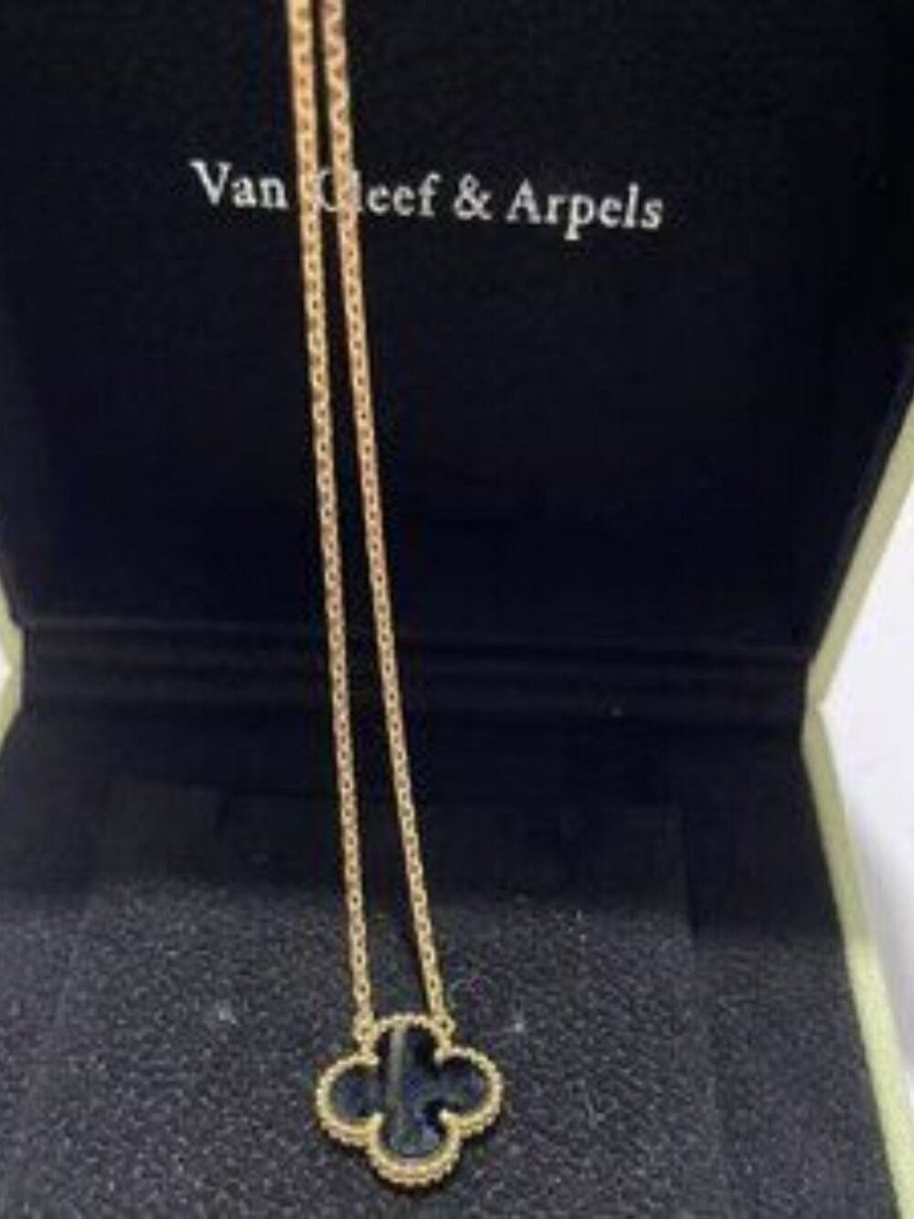 Van Cleef & Arpels black necklace